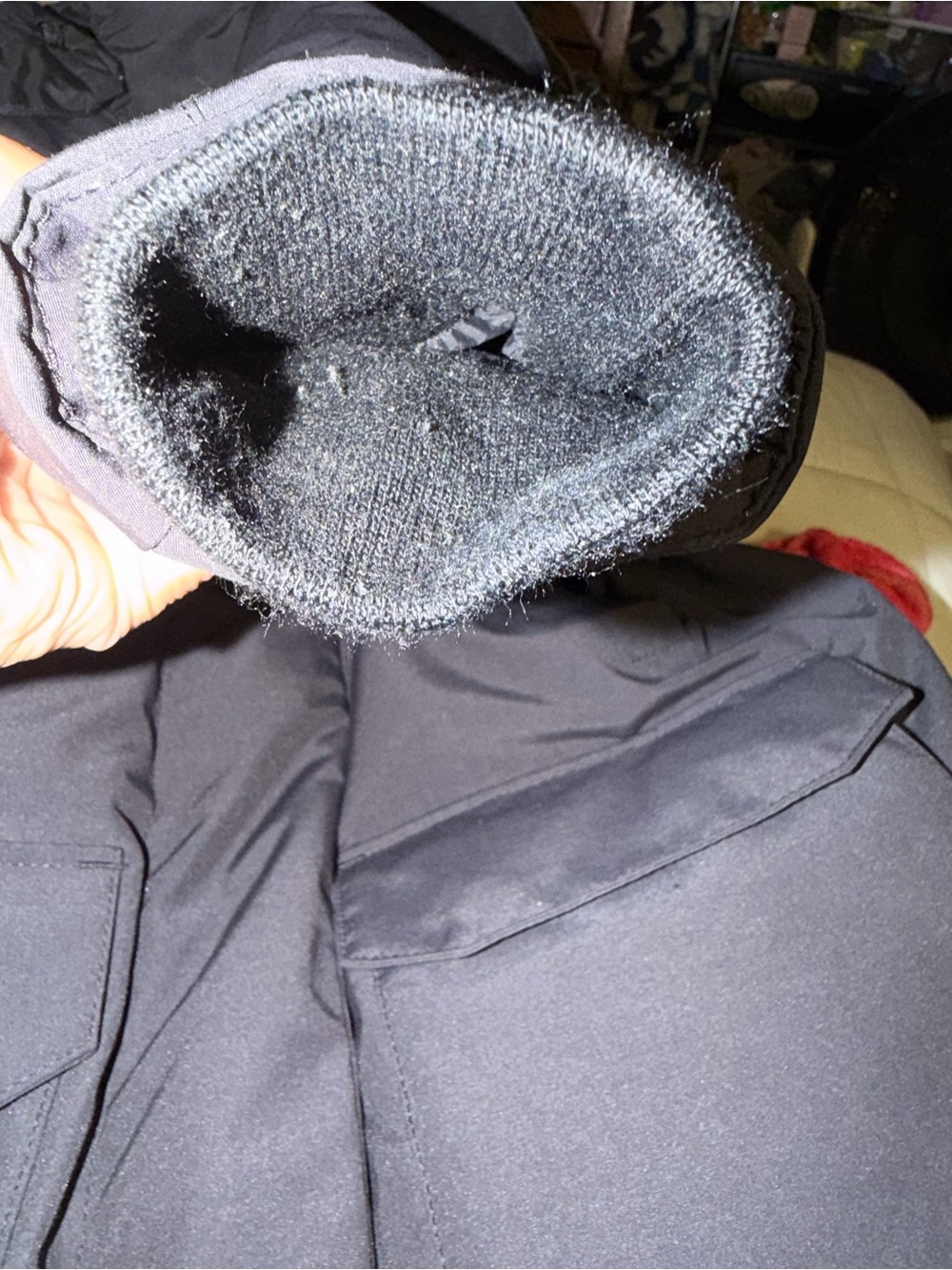Women’s Authentic Blue Canada Goose Winter Parka Jacket - Insulated Hooded Coat - Picture 10 of 16